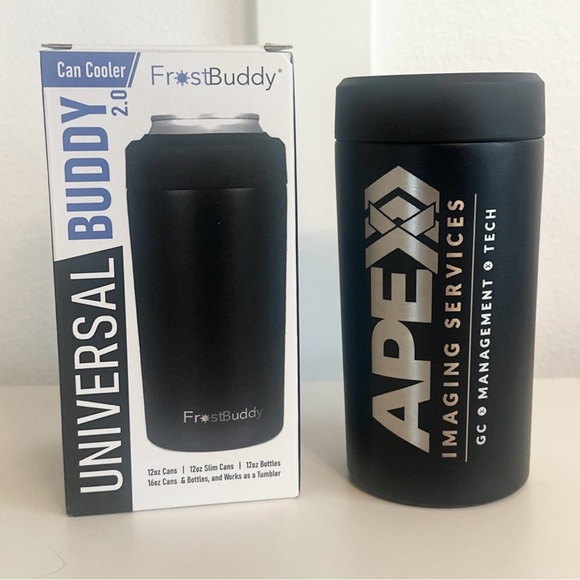 Frost Buddy​ Universal Buddy Stainless Steel Insulated Can Cooler Gray Box READ - Picture 2 of 7